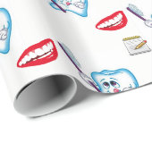 Geschenkpapier Zahnarzt (Rolleneckpunkt)