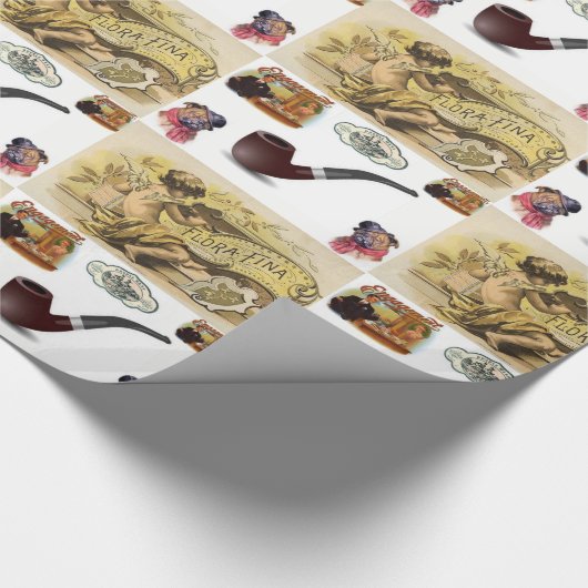 Geschenkpapier Zigarren (Ecke)