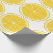 Geschenkpapier - Zitronenscheibe (Ecke)