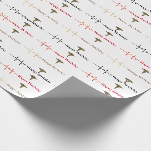 Geschenkpapier zum Geburtstag (Ecke)