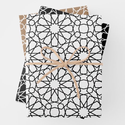 Geschenkpapier zum islamischen arabischen Muster (Beispiel)
