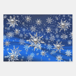 Geschenkpapier zum Umschlag von Schädel und Schnee