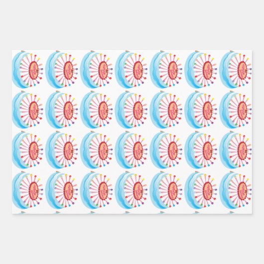 Geschenkpapierblatt Geschenkpapier Set (Vorderseite 2)