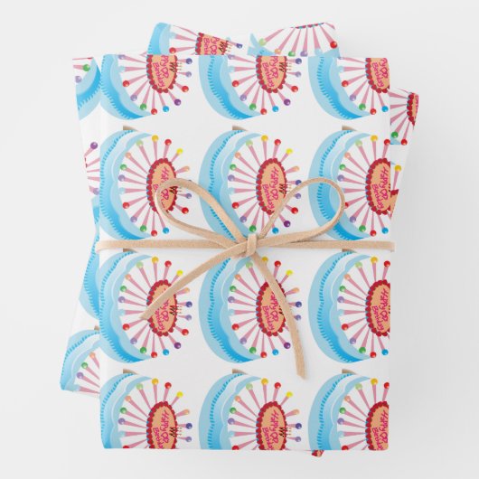 Geschenkpapierblatt Geschenkpapier Set (Beispiel)