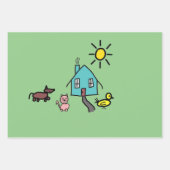 Geschenkpapierbögen Geschenkpapier Set (Vorderseite 3)