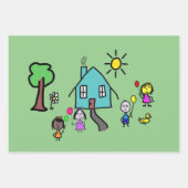 Geschenkpapierbögen Geschenkpapier Set (Vorderseite 2)