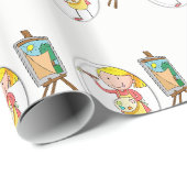 Geschenkpapierkünstler Geschenkpapier (Rolleneckpunkt)
