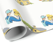 Geschenkpapiermaler Geschenkpapier (Rolleneckpunkt)