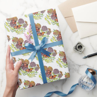 Geschenkpapierrolle - Monarchfalter Geschenkpapier