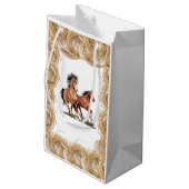 Geschenkpferd Kleine Geschenktüte (Rückseite Schrägansicht)