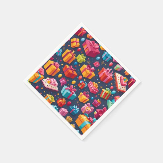 Geschenkregen Serviette (Ecke)