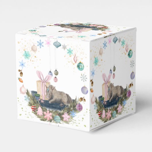 Geschenkschachtel- mit Pferde Bild Geschenkschachtel (Vorderseite)