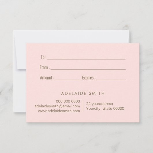 Geschenkschein (Rückseite)