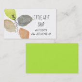 Geschenkshop Moderne Aquarellkarte Visitenkarte (Vorne/Hinten)