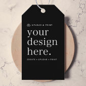 Geschenkstempel für Ihr Design Upload Geschenkanhänger