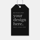 Geschenkstempel für Ihr Design Upload Geschenkanhänger (Vorderseite)