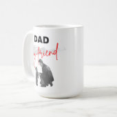 Geschenksticker am Vatertag Kaffeetasse (Vorderseite Links)