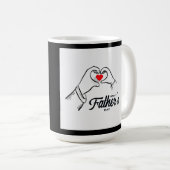 Geschenksticker am Vatertag Kaffeetasse (VorderseiteRechts)