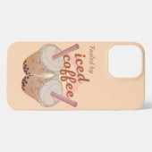 Geschenkt von eisgekühltem Kaffee. iPhone Hülle (Rückseite (Horizontal))