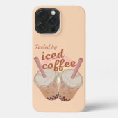 Geschenkt von eisgekühltem Kaffee. iPhone Hülle (Rückseite)