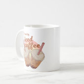 Geschenkt von eisgekühltem Kaffee. Kaffeetasse (Vorderseite Links)