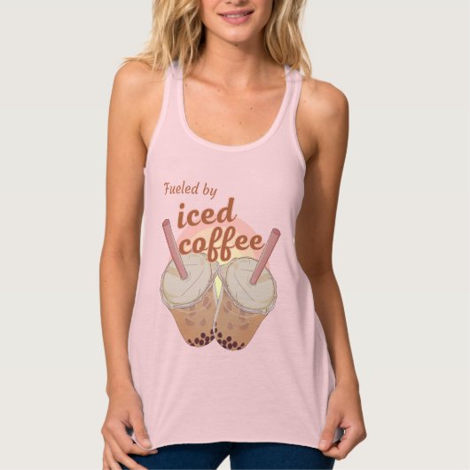 Geschenkt von eisgekühltem Kaffee. Tank Top (Vorderseite)