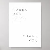 Geschenktabellensignatur Poster (Vorne)