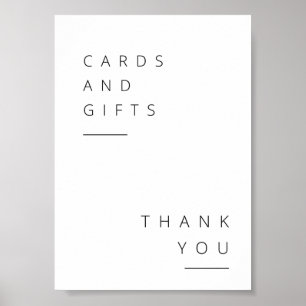 Geschenktabellensignatur Poster