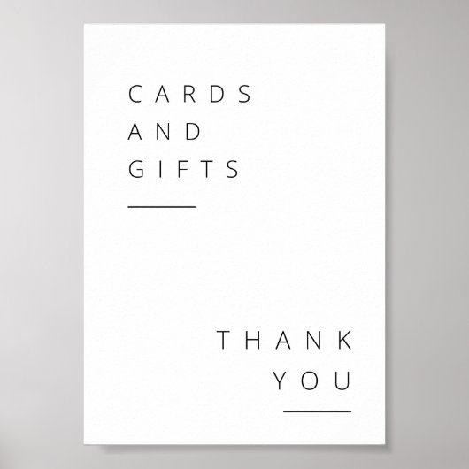 Geschenktabellensignatur Poster (Vorne)