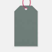 Geschenktafel für Weihnachtsgeschenke in Handschri Geschenkanhänger (Rückseite)