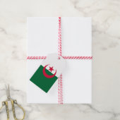 Geschenktafel mit der Flagge Algeriens Geschenkanhänger (Mit Garn)