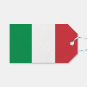Geschenktafel mit der Flagge Italiens Geschenkanhänger