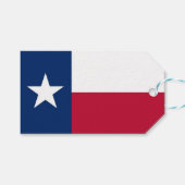 Geschenktafel mit Flag Texas Staat, USA Geschenkanhänger (Vorderseite (Horizontal))