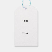 Geschenktafel mit Giraffe Sticken aus Neck Geschenkanhänger (Rückseite)