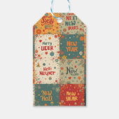 Geschenktafel mit Silvesterbezug Geschenkanhänger (Vorderseite)