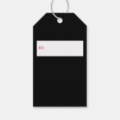 Geschenktafeln für die Black-Wreath-Monogramm Geschenkanhänger (Rückseite)