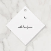 Geschenktafeln Geschenkanhänger (Rückseite)