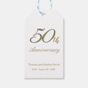 Geschenktag zum 50. Jahrestag Geschenkanhänger