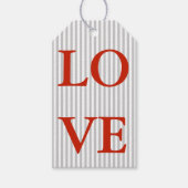 Geschenktags - LIEBE Geschenkanhänger (Vorderseite)