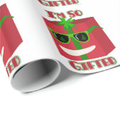 Geschenktalent Funny Weihnachten Geschenkte Gegenw Geschenkpapier (Rolleneckpunkt)