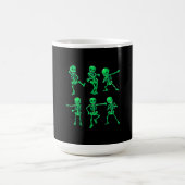 Geschenktanz| Halloween Dancing Skeletts Tanzgesch Kaffeetasse (Mittel)