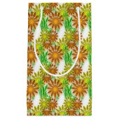 Geschenktasche - 3D Neonblumen Kleine Geschenktüte (Vorderseite)