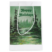 Geschenktasche Ann Hayes Ölgemälde Grünwald Mittlere Geschenktüte (Vorderseite)
