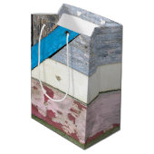 Geschenktasche aus Shabby Chic Mittlere Geschenktüte (Rückseite Schrägansicht)