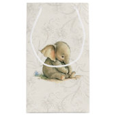 Geschenktasche - Baby Elephant Kleine Geschenktüte (Rückseite)