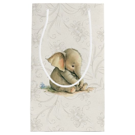 Geschenktasche - Baby Elephant Kleine Geschenktüte (Vorderseite)