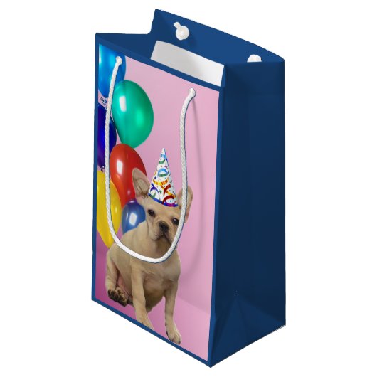 Geschenktasche der Geburtstags-französischen Kleine Geschenktüte (Vorderseite Schrägansicht)
