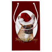 Geschenktasche der Weihnachtsfranzösischen Kleine Geschenktüte (Rückseite)