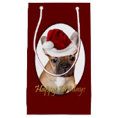 Geschenktasche der Weihnachtsfranzösischen Kleine Geschenktüte (Vorderseite)