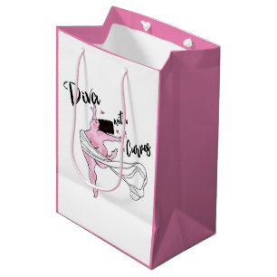 Geschenktasche "Diva mit Kurven" Mittlere Geschenktüte